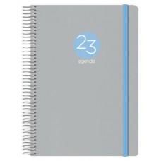 AGENDA 2025 MEMPHIS DÍA PÁGINA 15 X 21 CM MODELO GRIS DOHE 12689 - 25 (Espera 4 dias)